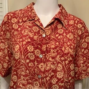 100% SILK SHIRT by JENNIFER MOORE, SZ 8
